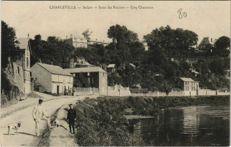 Carte postale ancienne Charleville - Belair