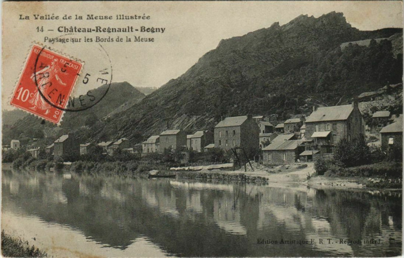 Carte postale ancienne Chateau-Regnault - Bogny