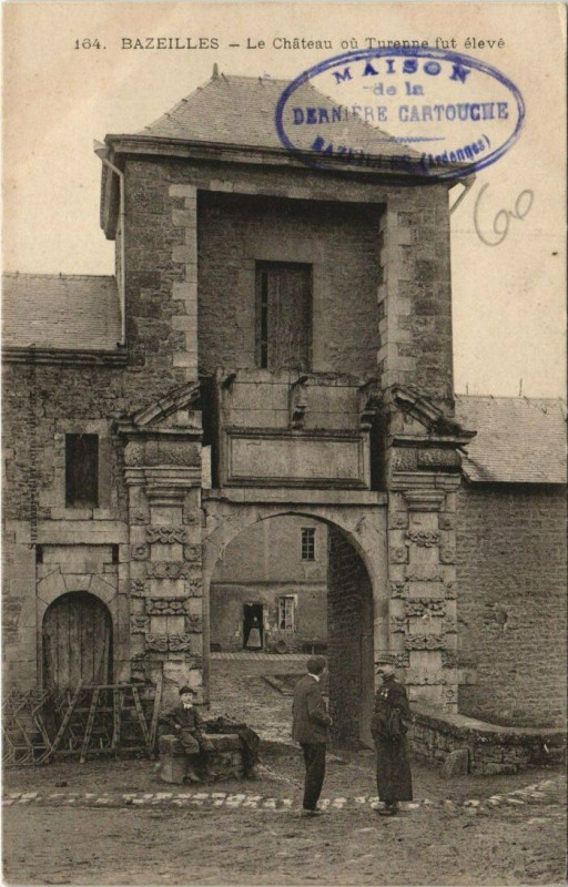 Carte postale ancienne Bazeilles - Le Chateau ou Turenne fut eleve à Bazeilles