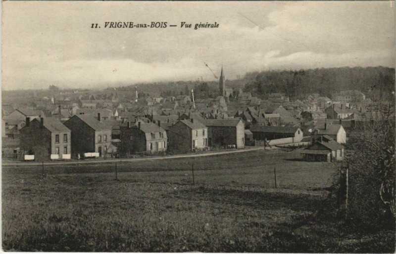 Carte postale ancienne Vrigne-aux-Bois - Vue générale à Vrigne aux Bois