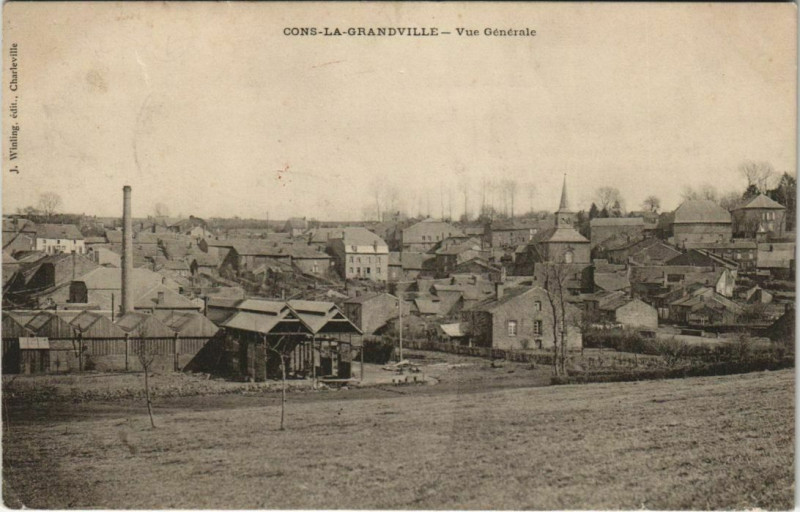 Carte postale ancienne Cons-la-Grandville - Vue générale à La Grandville