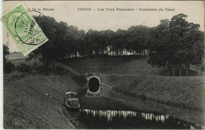 Carte postale ancienne Choz - Les Trois Fontaines