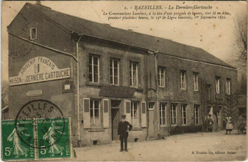 Carte postale ancienne Bazeilles - La Dermiere à Bazeilles