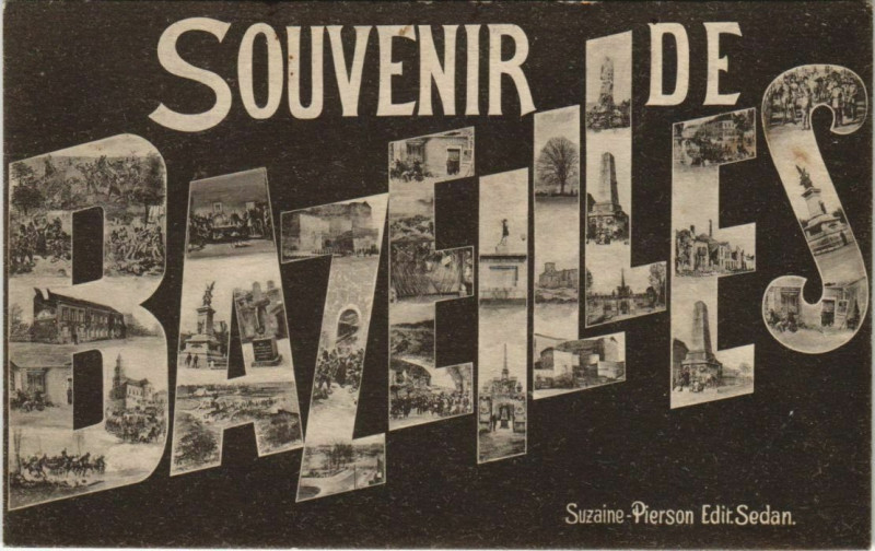 Carte postale ancienne Souvenir de Bazeilles à Bazeilles