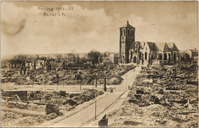 Carte postale ancienne Feldzug 1914-15 - Rothel