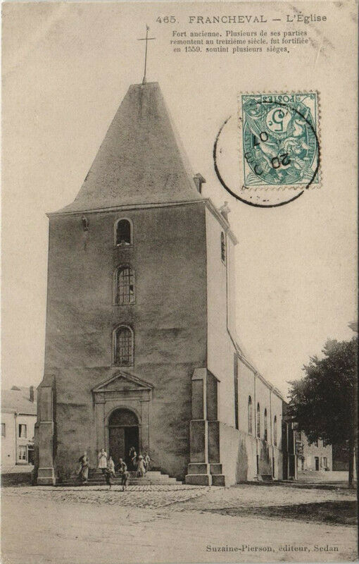 Carte postale ancienne Francheval - L'Eglise à Francheval