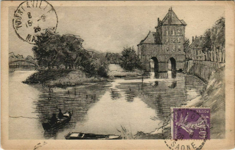 Carte postale ancienne Charleville - Le Vieux Moulin