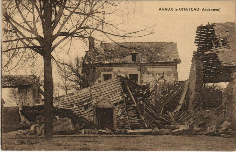 Carte postale ancienne Avaux-les-Chateau à Avaux