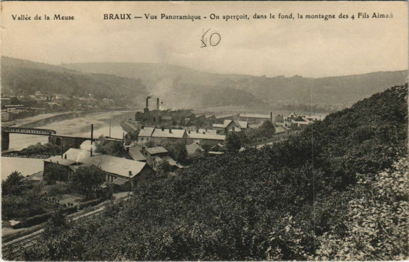 Carte postale ancienne Braux - Vue Panoramique