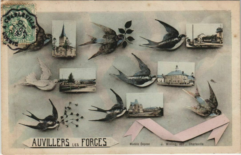 Carte postale ancienne Auvillers-les-Forges à Auvillers-les-Forges