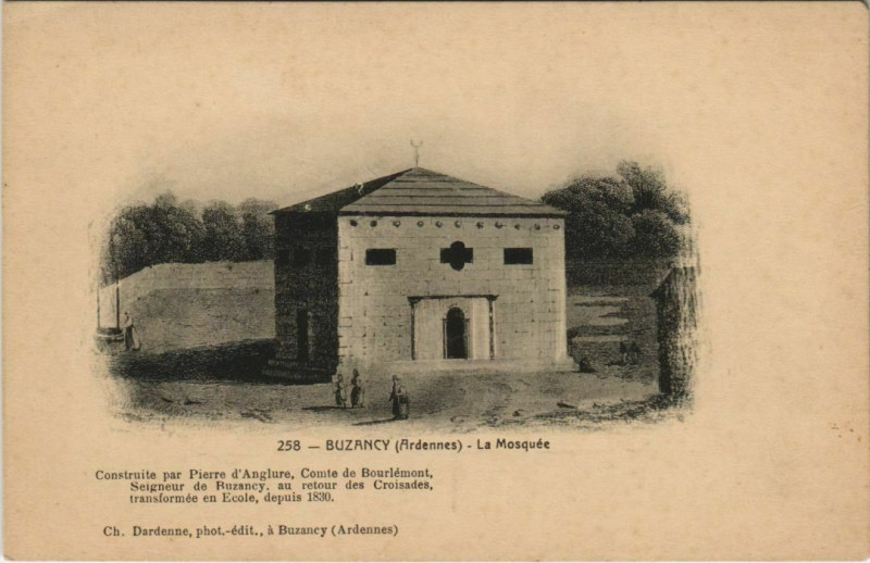 Carte postale ancienne Buzancy - La Mosquee à Buzancy