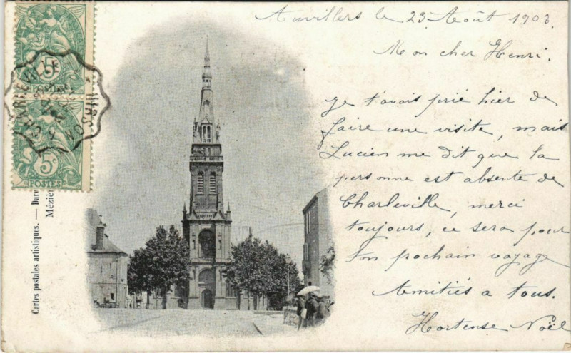 Carte postale ancienne Mezieres
