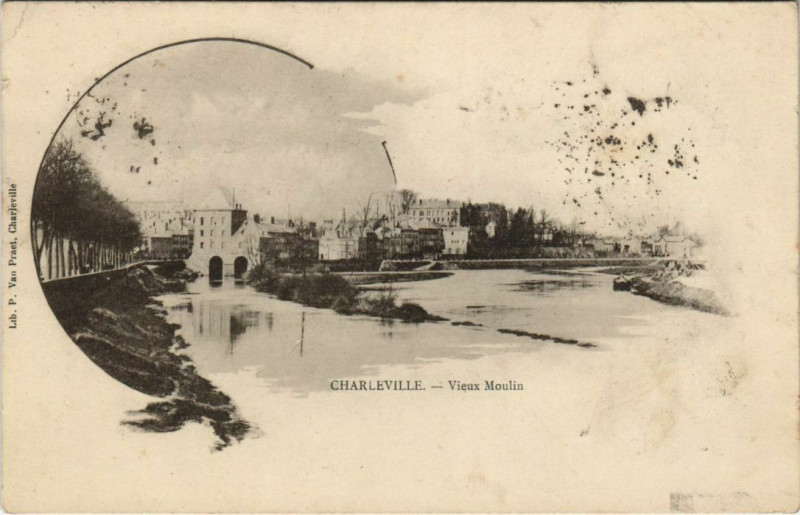 Carte postale ancienne Charleville - Vieux Moulin