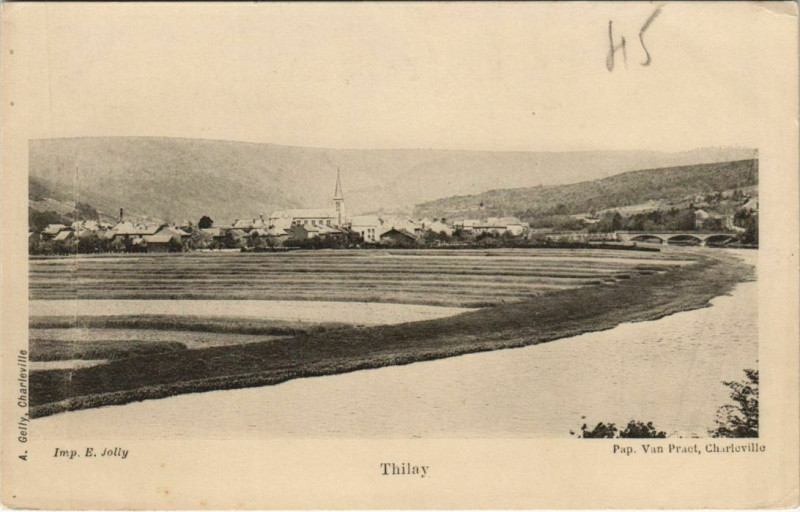 Carte postale ancienne Thilay à Thilay