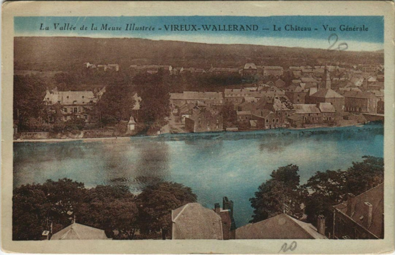 Carte postale ancienne La Vallée de la Meuse Illustree - Vireux-Wallerand - Le Chateau à Vireux-Wallerand