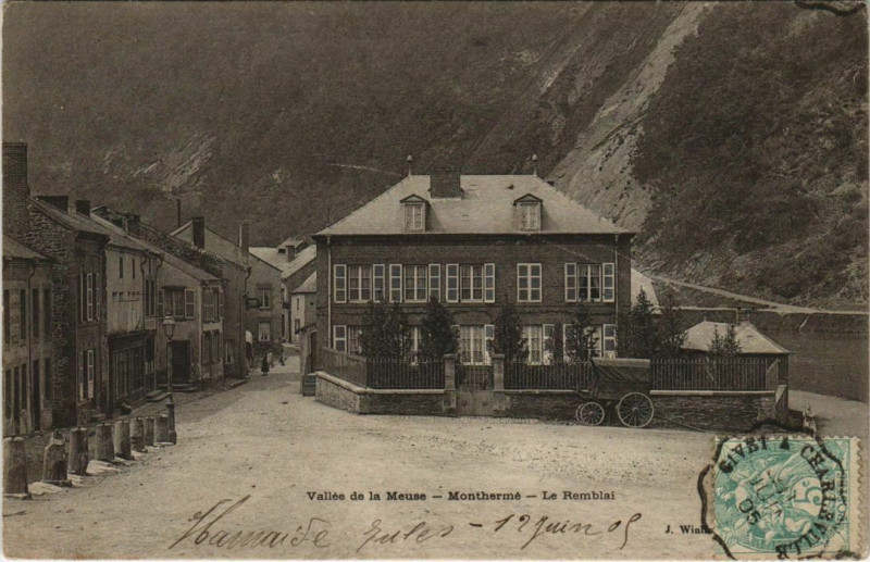 Carte postale ancienne Vallée de la Meuse - Montherme - Le Remlai à Monthermé