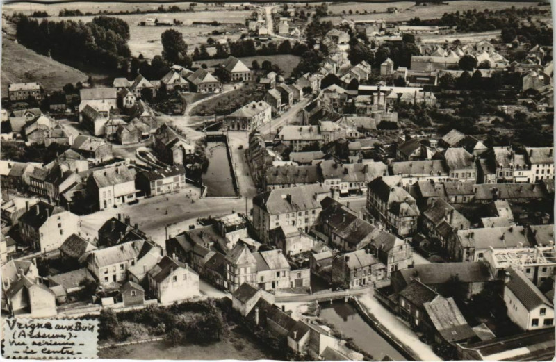 Carte postale ancienne Vrigne-aux-Bois - Vue aerienne à Vrigne aux Bois