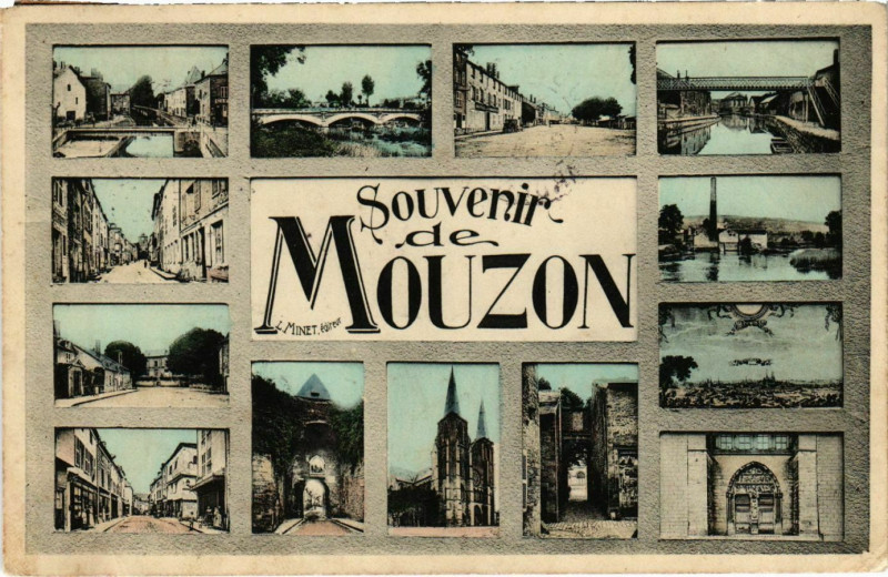 Carte postale ancienne Souvenir de Mouzon à Mouzon