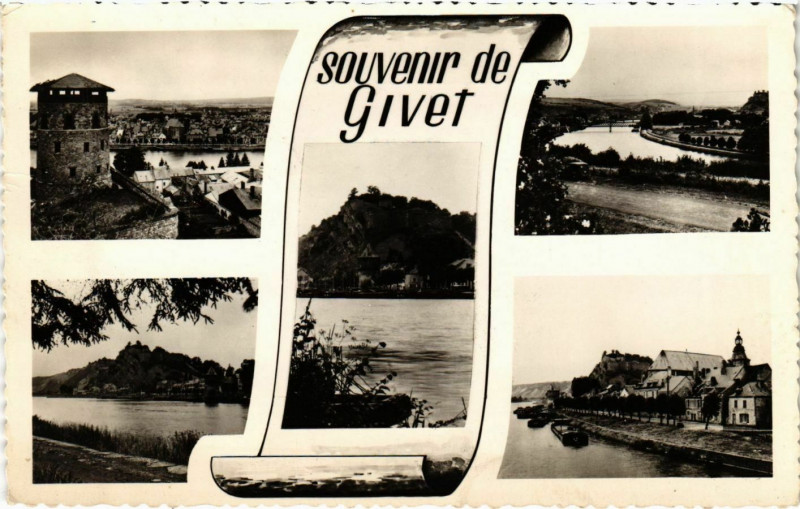 Carte postale ancienne Souvenir de Givet à Givet