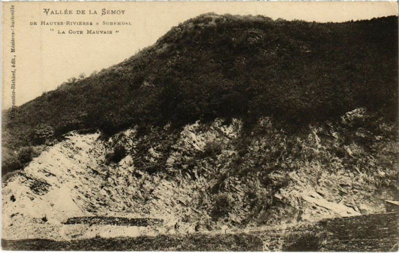 Carte postale ancienne Vallée de la Semoy