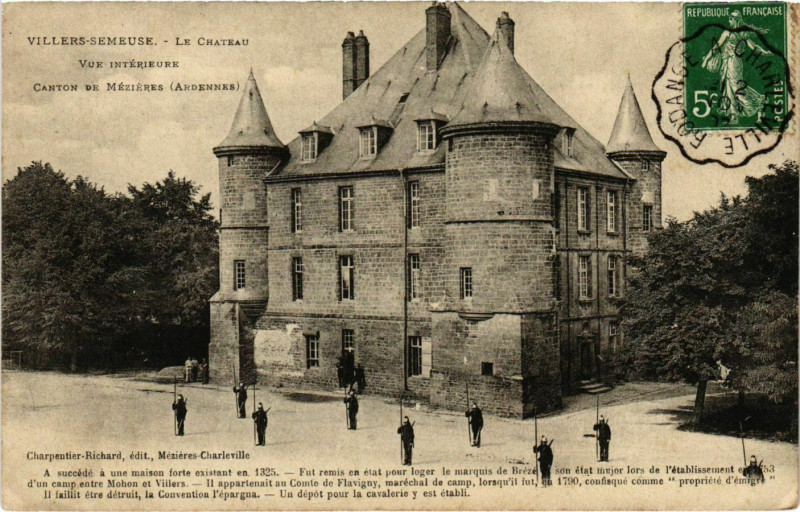 Carte postale ancienne Villers Semuse Le Chateau