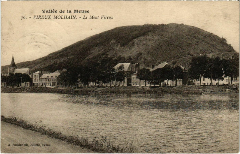 Carte postale ancienne Vallée de la Meuse Vireux Molhain à Vireux-Molhain