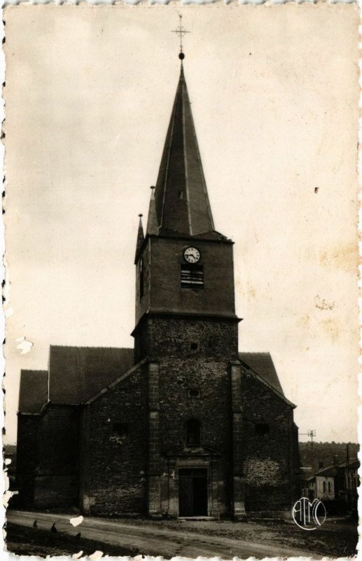 Carte postale ancienne Les Mazures - L'Eglise aux Mazures