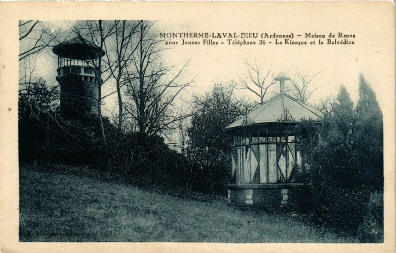 Carte postale ancienne Montherme-Laval-Dieu - Maison de Repos pour Jeunes Filles à Monthermé