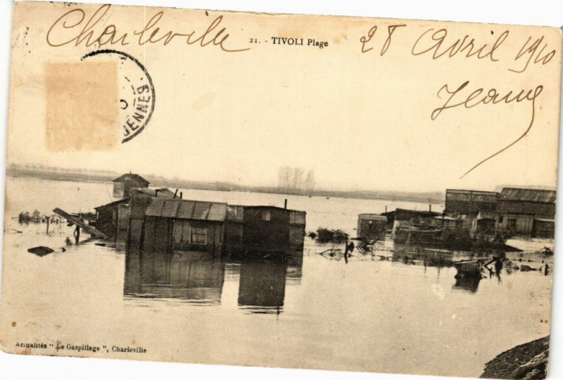 Carte postale ancienne Tivoli - Plage