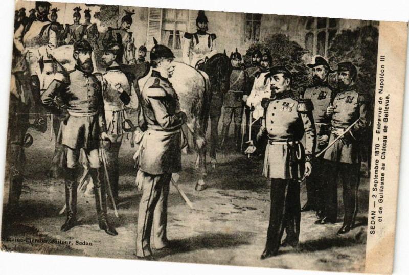 Carte postale ancienne Sedan - Septembre 1870 à Sedan