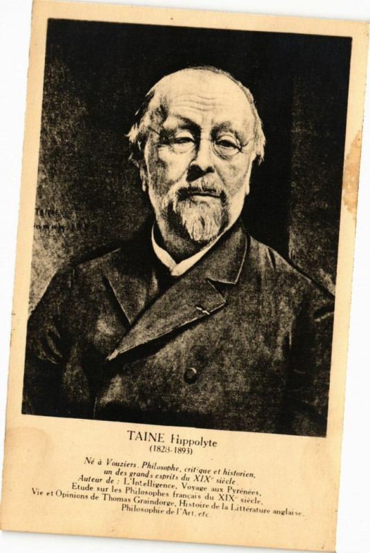 Carte postale ancienne Taine Hippolyte