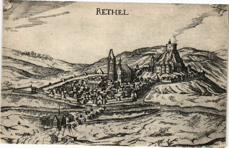 Carte postale ancienne Rethel à Rethel