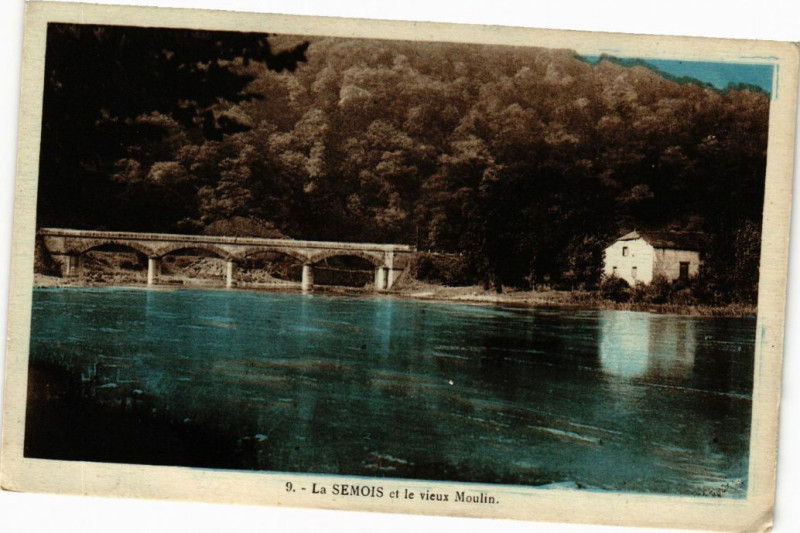 Carte postale ancienne La Semois et le vieux Moulin