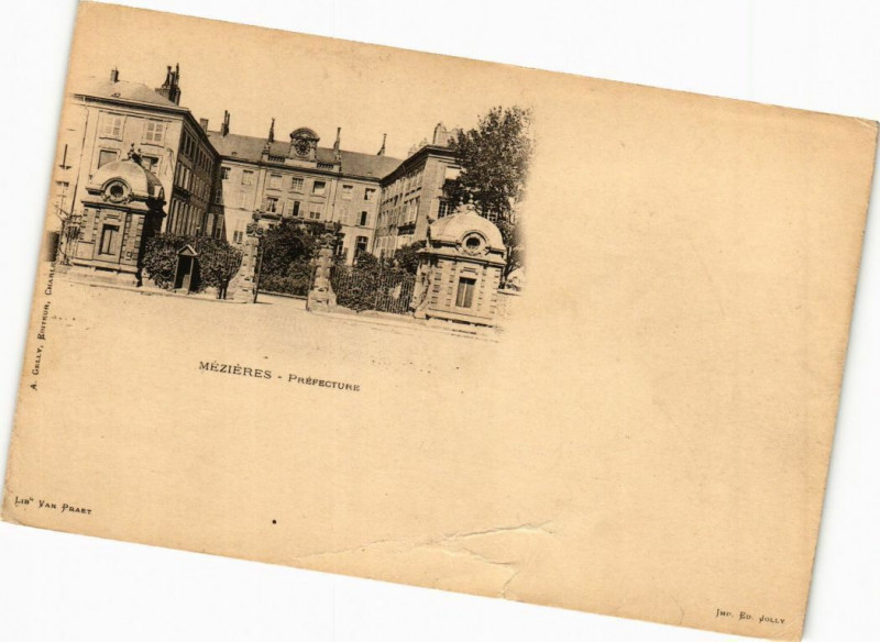 Carte postale ancienne Mezieres - Préfecture