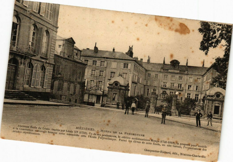 Carte postale ancienne Mezieres - Hotel de la Préfecture