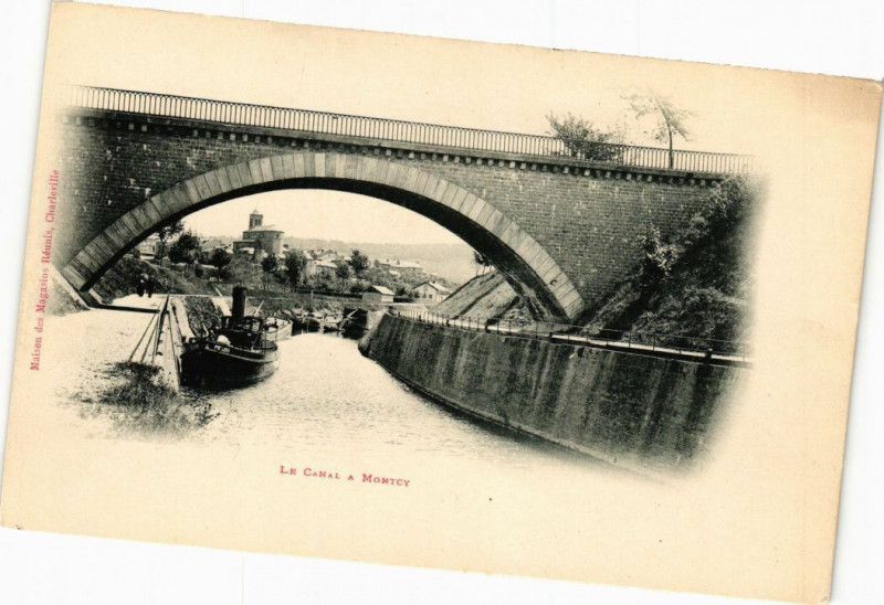 Carte postale ancienne La Canal a Montoy