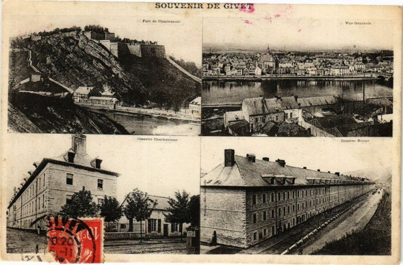 Carte postale ancienne Souvenir de Givet à Givet