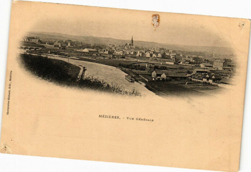 Carte postale ancienne Mezieres - Vue Générale
