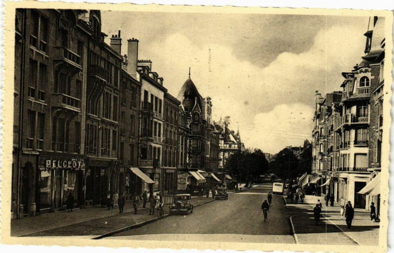 Carte postale ancienne Mezieres - Rue de l'Arches