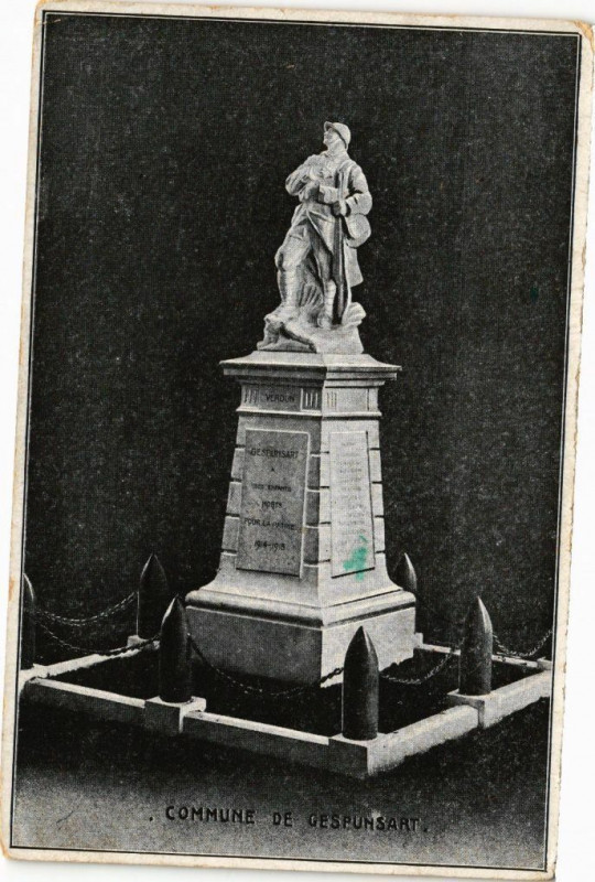 Carte postale ancienne Commune de Cespunsart