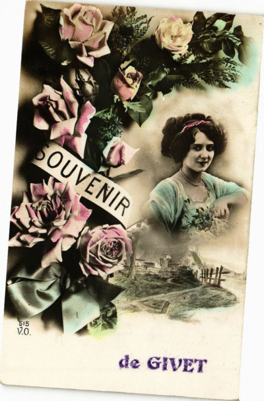 Carte postale ancienne Souvenir de Givet à Givet