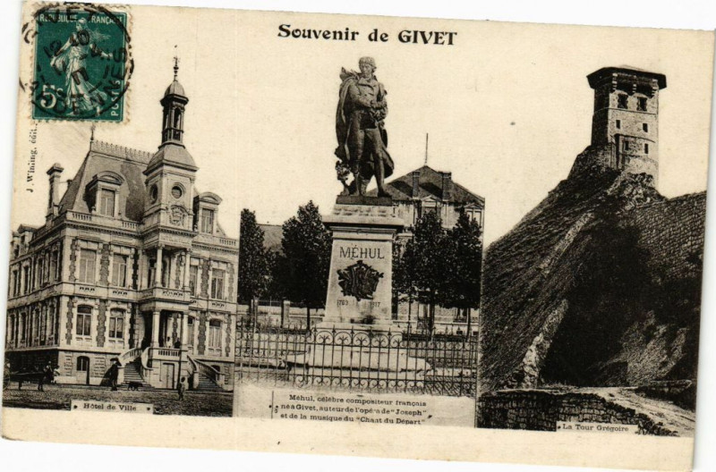 Carte postale ancienne Souvenir de Givet à Givet