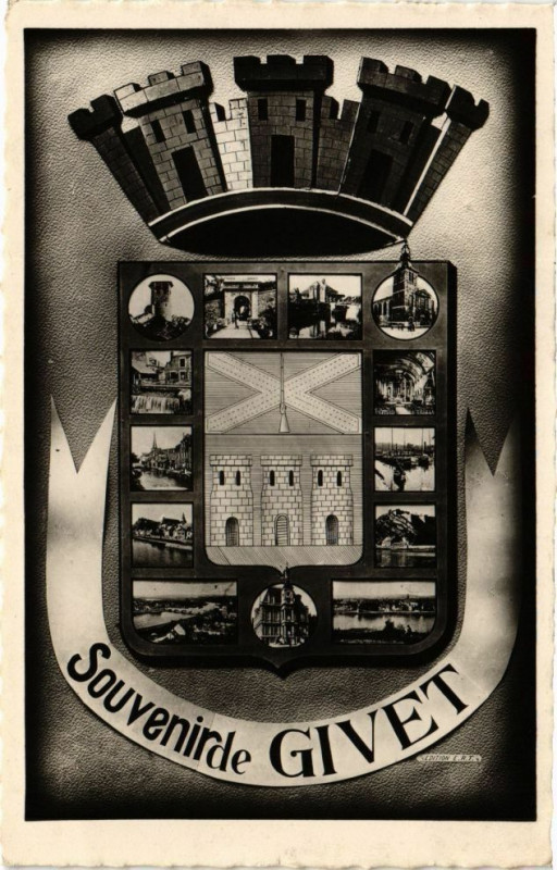 Carte postale ancienne Souvenir de Givet à Givet