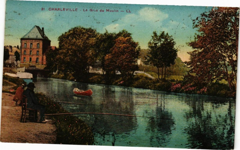 Carte postale ancienne Charleville - La Brus du Moulin