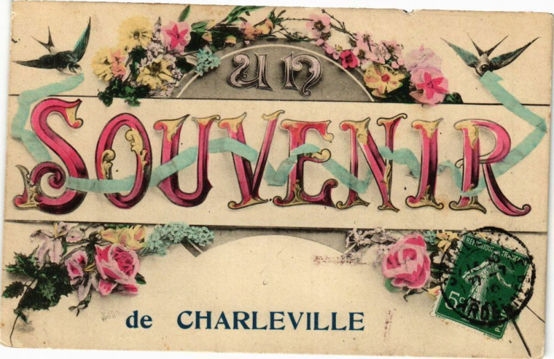 Carte postale ancienne Souvenir de Charleville