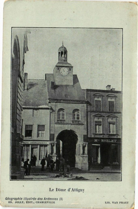 Carte postale ancienne Le Dome d'Attigny à Attigny