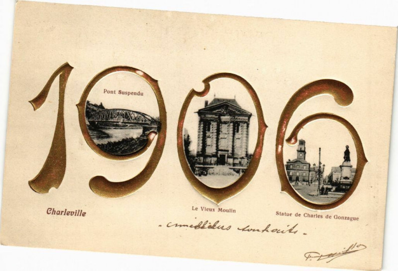 Carte postale ancienne Charleville - 1906