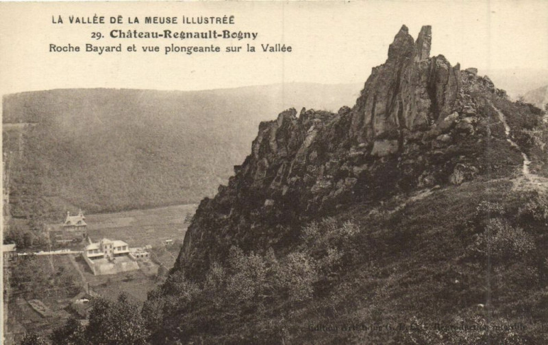 Carte postale ancienne La Vallée de la Meuse - Chateau-Regnault-Bogny