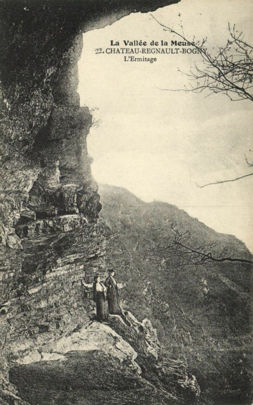 Carte postale ancienne Vallée de la Meuse Chateau-Regnault-Bogny L'Ermitage