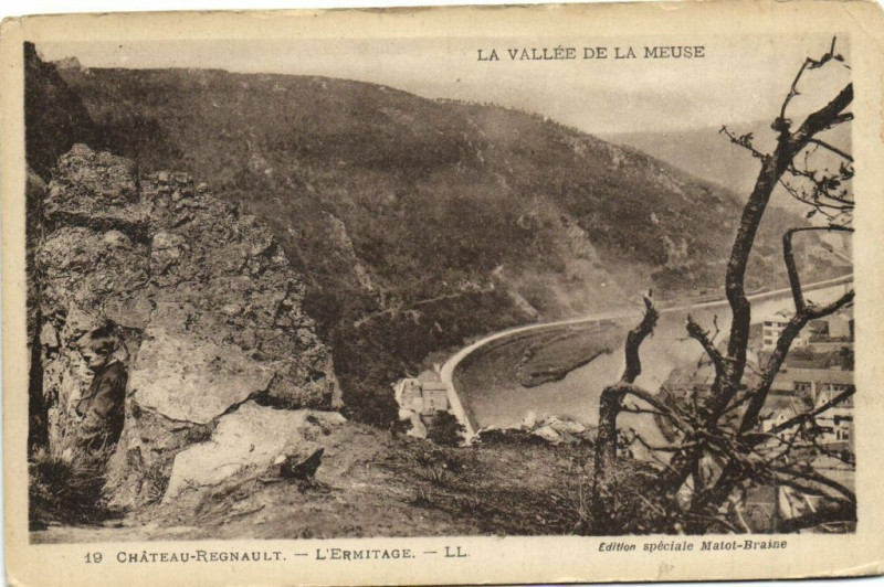 Carte postale ancienne Vallée de la Meuse Chateau-Regnault - L'Ermitage